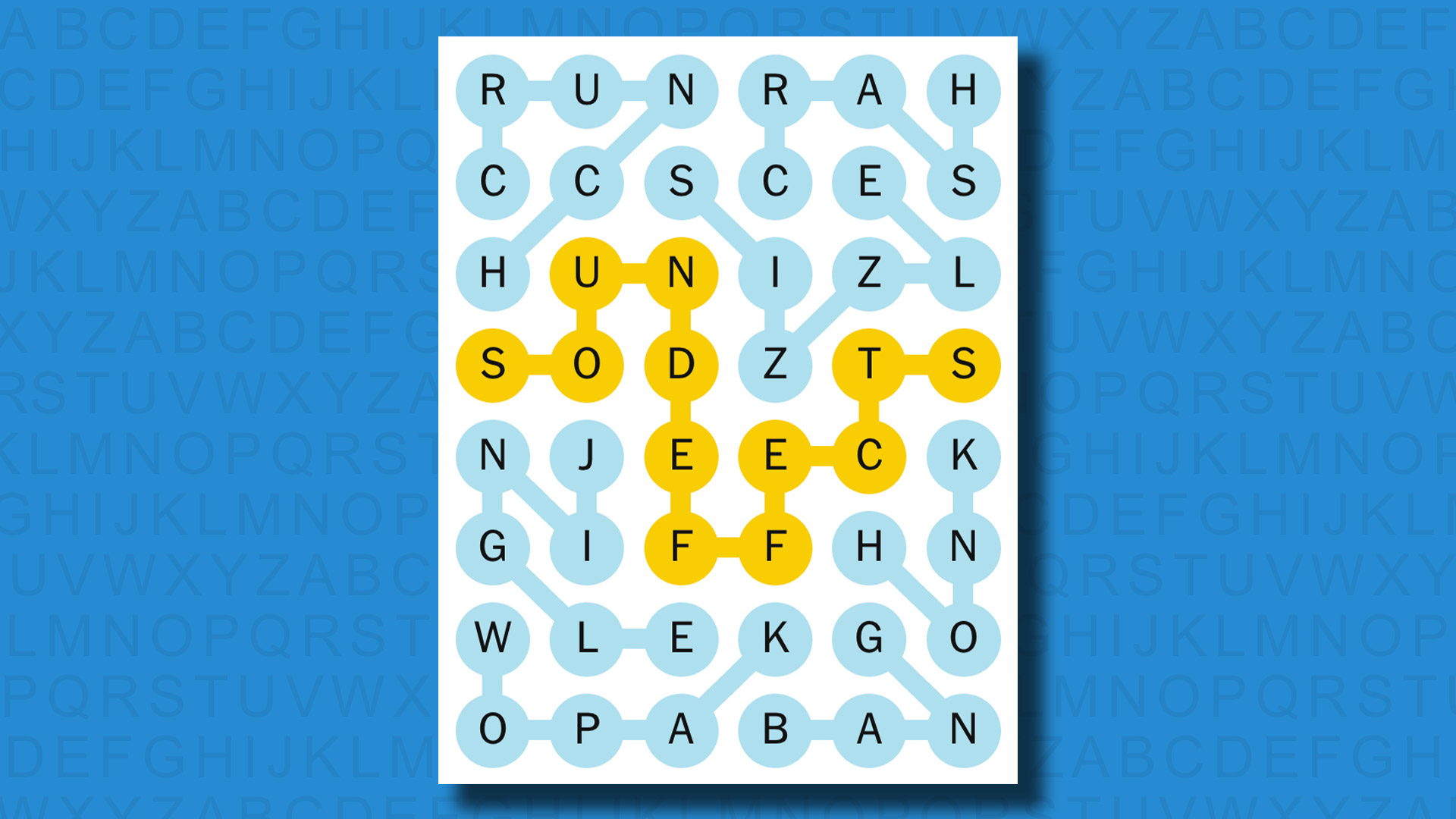 NYT Strands answers for game 265 on a blue background