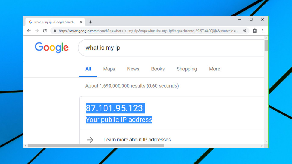 Finding your public IP address